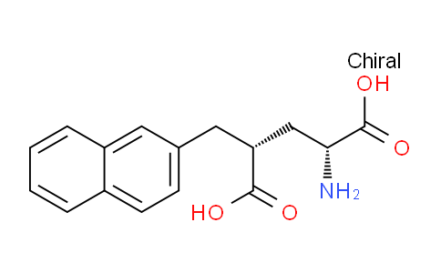 CAS No. 1356090-80-6, (2R,4R)-2-Amino-4-(naphthalen-2-ylmethyl)pentanedioic acid