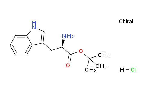 CAS No. 375792-97-5, (R)-tert-Butyl 2-amino-3-(1H-indol-3-yl)propanoate hydrochloride