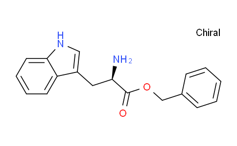 CAS No. 141595-98-4, (R)-Benzyl 2-amino-3-(1H-indol-3-yl)propanoate