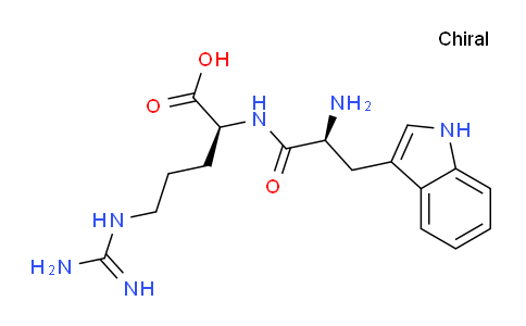 CAS No. 88831-09-8, (S)-2-((S)-2-Amino-3-(1H-indol-3-yl)propanamido)-5-guanidinopentanoic acid