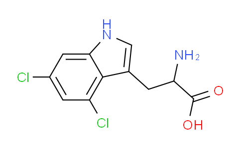 CAS No. 144579-88-4, 2-Amino-3-(4,6-dichloro-1H-indol-3-yl)propanoic acid