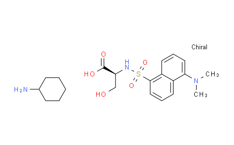 CAS No. 53332-28-8, Cyclohexanamine (S)-2-(5-(dimethylamino)naphthalene-1-sulfonamido)-3-hydroxypropanoate