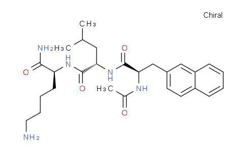 CAS No. 872835-31-9, N-Acetyl-3-(2-naphthalenyl)-D-alanyl-L-leucyl-L-lysinamide