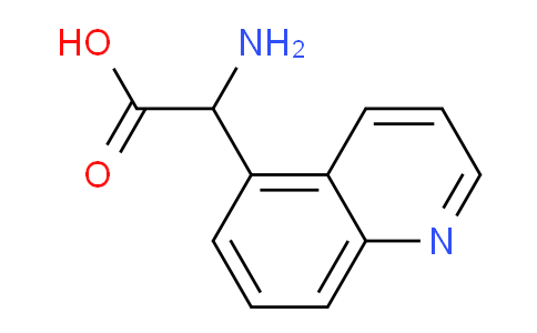CAS No. 1218053-12-3, Amino(quinolin-5-yl)acetic acid