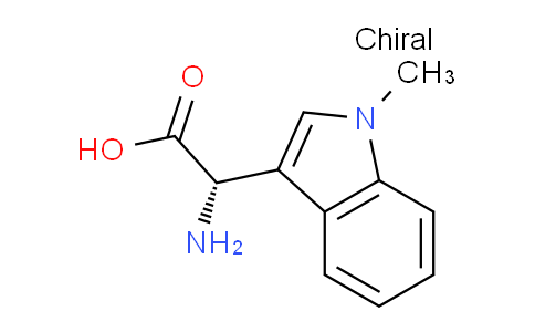 CAS No. 623582-99-0, (S)-2-Amino-2-(1-methyl-1H-indol-3-yl)acetic acid