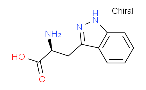 CAS No. 53538-54-8, (S)-2-Amino-3-(1H-indazol-3-yl)propanoic acid
