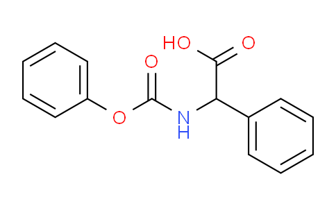 CAS No. 74581-11-6, 2-((Phenoxycarbonyl)amino)-2-phenylacetic acid