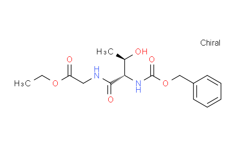 CAS No. 27482-74-2, Ethyl 2-((2S,3R)-2-(((benzyloxy)carbonyl)amino)-3-hydroxybutanamido)acetate
