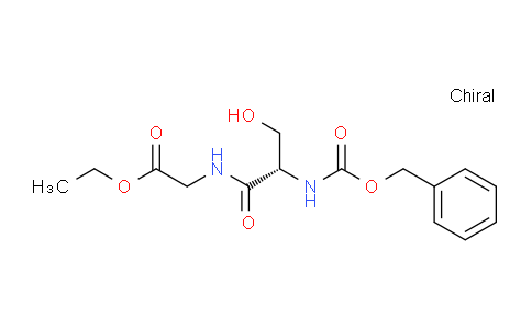 CAS No. 4526-93-6, (S)-Ethyl 2-(2-(((benzyloxy)carbonyl)amino)-3-hydroxypropanamido)acetate