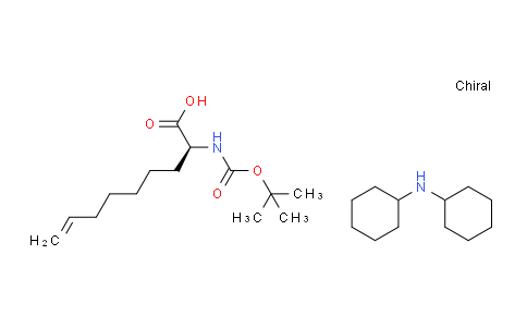 CAS No. 1058705-94-4, Dicyclohexylamine (S)-2-((tert-butoxycarbonyl)amino)non-8-enoate