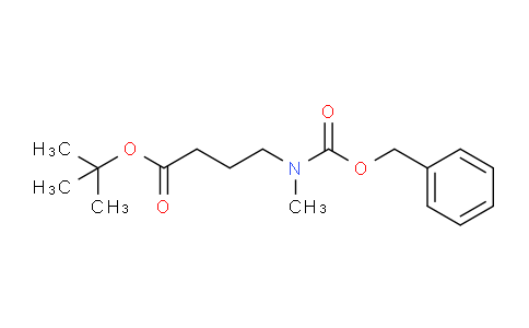 CAS No. 229009-12-5, tert-Butyl 4-(((benzyloxy)carbonyl)(methyl)amino)butanoate