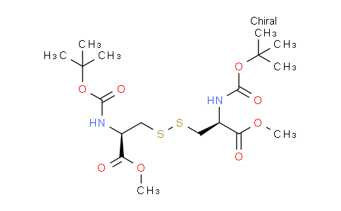 CAS No. 1173670-56-8, N,N'-Bis[(tert-butyloxy)carbonyl]-L-cystine dimethyl ester