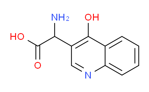 CAS No. 158619-69-3, 2-Amino-2-(4-hydroxyquinolin-3-yl)acetic acid