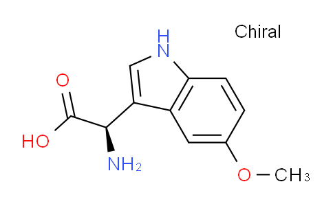 CAS No. 1270276-43-1, (R)-2-Amino-2-(5-methoxy-1H-indol-3-yl)acetic acid