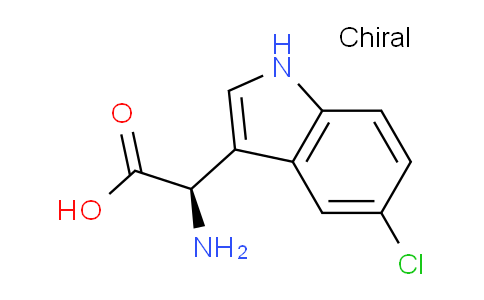 CAS No. 1270180-28-3, (R)-2-Amino-2-(5-chloro-1H-indol-3-yl)acetic acid