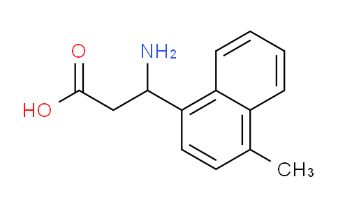 CAS No. 773125-33-0, 3-Amino-3-(4-methylnaphthalen-1-yl)propanoic acid