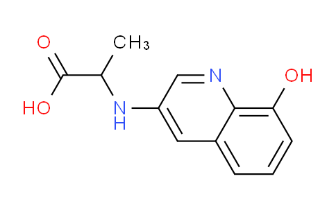 CAS No. 1123191-94-5, 2-((8-Hydroxyquinolin-3-yl)amino)propanoic acid
