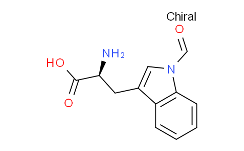 CAS No. 74257-18-4, (S)-2-Amino-3-(1-formyl-1H-indol-3-yl)propanoic acid