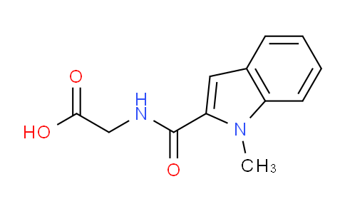 CAS No. 204918-88-7, 2-(1-Methyl-1H-indole-2-carboxamido)acetic acid