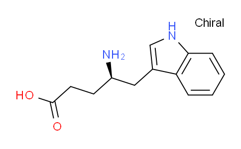 CAS No. 1313277-48-3, (R)-4-Amino-5-(1H-indol-3-yl)pentanoic acid