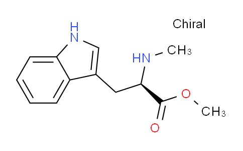 CAS No. 131831-87-3, (R)-Methyl 3-(1H-indol-3-yl)-2-(methylamino)propanoate