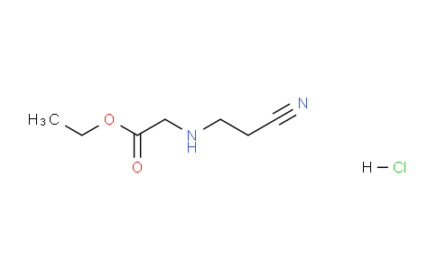 CAS No. 1081523-75-2, Ethyl 2-((2-cyanoethyl)amino)acetate hydrochloride