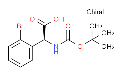 CAS No. 1228547-87-2, (S)-2-(2-Bromophenyl)-2-((tert-butoxycarbonyl)amino)acetic acid