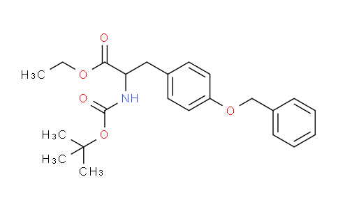 CAS No. 127132-32-5, Ethyl 3-(4-(benzyloxy)phenyl)-2-((tert-butoxycarbonyl)amino)propanoate