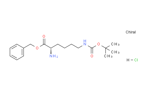 CAS No. 133170-57-7, (S)-Benzyl 2-amino-6-((tert-butoxycarbonyl)amino)hexanoate hydrochloride