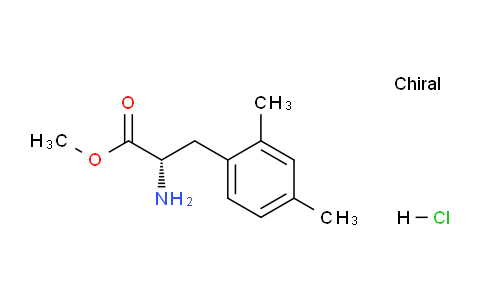 CAS No. 1391571-15-5, (S)-Methyl 2-amino-3-(2,4-dimethylphenyl)propanoate hydrochloride