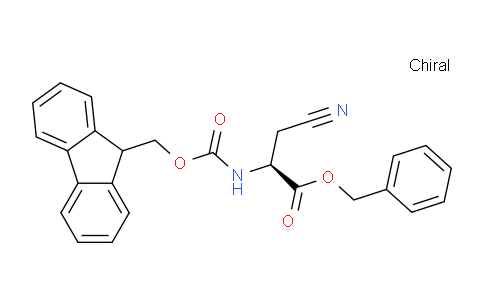 CAS No. 1464137-23-2, (S)-Benzyl 2-((((9H-fluoren-9-yl)methoxy)carbonyl)amino)-3-cyanopropanoate