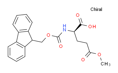 CAS No. 1481642-14-1, (R)-2-((((9H-Fluoren-9-yl)methoxy)carbonyl)amino)-5-methoxy-5-oxopentanoic acid