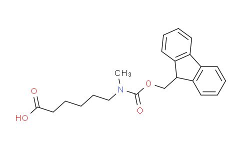 CAS No. 173690-47-6, 6-((((9H-Fluoren-9-yl)methoxy)carbonyl)(methyl)amino)hexanoic acid