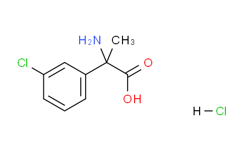 CAS No. 1810069-93-2, 2-Amino-2-(3-chlorophenyl)propanoic acid hydrochloride