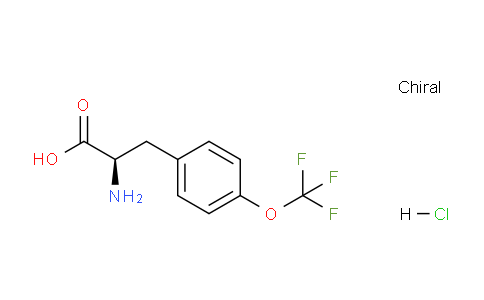 CAS No. 1810074-80-6, (R)-2-Amino-3-(4-(trifluoromethoxy)phenyl)propanoic acid hydrochloride