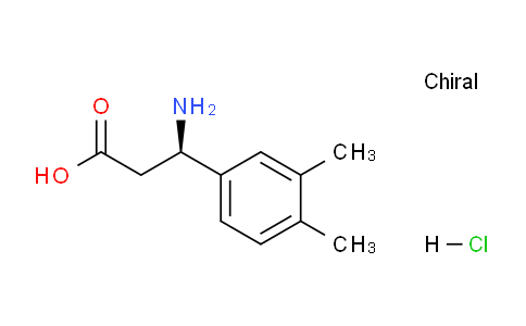 CAS No. 2061996-52-7, (R)-3-Amino-3-(3,4-dimethylphenyl)propanoic acid hydrochloride