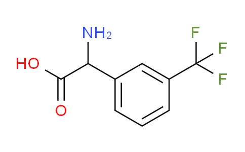 CAS No. 242475-26-9, 2-Amino-2-(3-(trifluoromethyl)phenyl)acetic acid