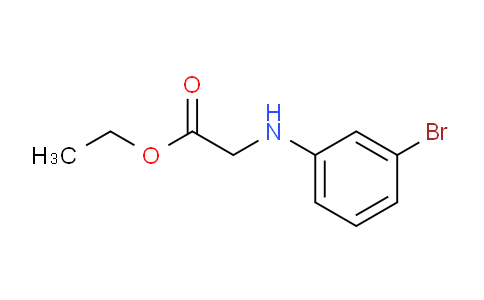 CAS No. 2521-91-7, Ethyl 2-((3-bromophenyl)amino)acetate