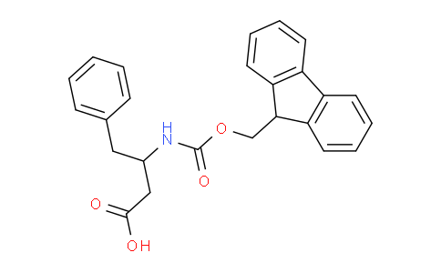 CAS No. 282524-78-1, 3-((((9H-Fluoren-9-yl)methoxy)carbonyl)amino)-4-phenylbutanoic acid