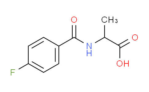 CAS No. 451-28-5, 2-(4-Fluorobenzamido)propanoic acid