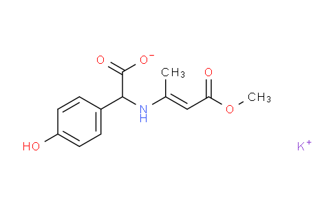 CAS No. 69416-61-1, Potassium 2-(4-hydroxyphenyl)-2-((4-methoxy-4-oxobut-2-en-2-yl)amino)acetate