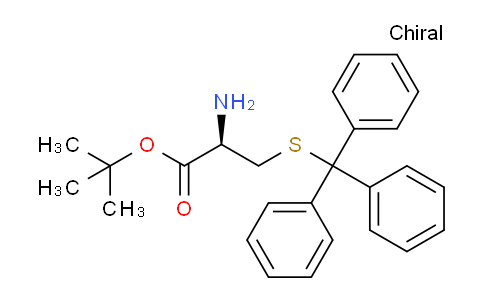 CAS No. 76587-61-6, (R)-tert-Butyl 2-amino-3-(tritylthio)propanoate