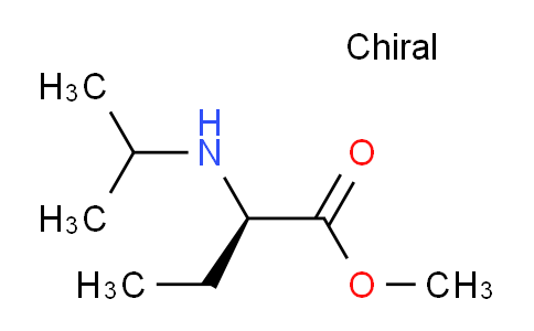 CAS No. 947667-22-3, (R)-Methyl 2-(isopropylamino)butanoate