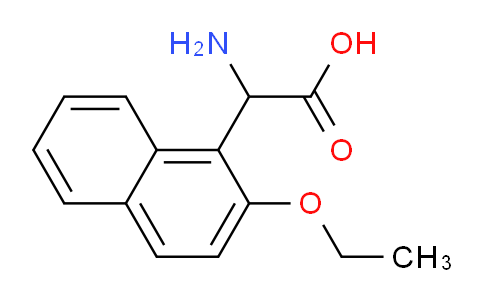 CAS No. 318270-06-3, 2-Amino-2-(2-ethoxynaphthalen-1-yl)acetic acid