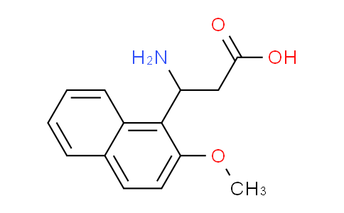 CAS No. 682804-59-7, 3-Amino-3-(2-methoxynaphthalen-1-yl)propanoic acid