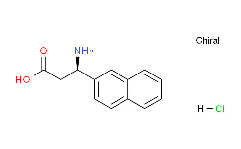 CAS No. 499794-71-7, (R)-3-Amino-3-(naphthalen-2-yl)propanoic acid hydrochloride