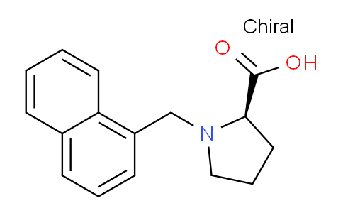 CAS No. 637020-97-4, (R)-1-(Naphthalen-1-ylmethyl)pyrrolidine-2-carboxylic acid