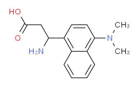 CAS No. 773125-13-6, 3-Amino-3-(4-(dimethylamino)naphthalen-1-yl)propanoic acid