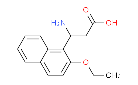 CAS No. 682804-42-8, 3-Amino-3-(2-ethoxynaphthalen-1-yl)propanoic acid