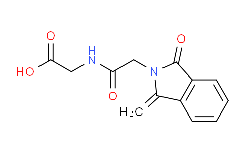 CAS No. 62100-35-0, 2-(2-(1-Methylene-3-oxoisoindolin-2-yl)acetamido)acetic acid